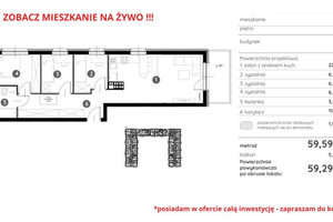 Mieszkanie na sprzedaż 60m2 Poznań Naramowice - zdjęcie 2