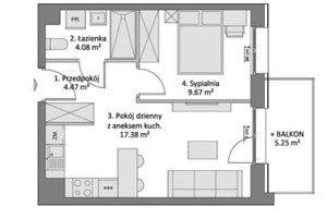 Mieszkanie na sprzedaż 36m2 Gdańsk Ujeścisko-Łostowice Łostowice - zdjęcie 2