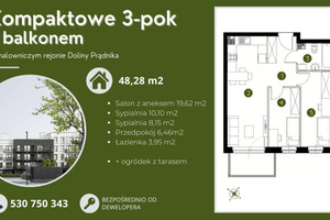 Mieszkanie na sprzedaż 49m2 Kraków Prądnik Biały Pękowicka - zdjęcie 2