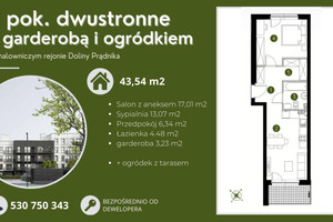 Mieszkanie na sprzedaż 44m2 Kraków Prądnik Biały Pękowicka - zdjęcie 2