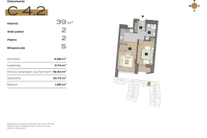 Mieszkanie na sprzedaż 40m2 Kraków Krowodrza Łobzów Bartosza Głowackiego - zdjęcie 2