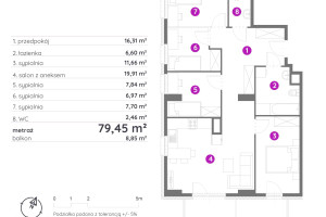 Mieszkanie na sprzedaż 80m2 Łódź Polesie Ogrodowa - zdjęcie 2