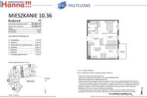 Mieszkanie na sprzedaż 52m2 Gdańsk Ujeścisko-Łostowice Łostowice PASTELOWA - zdjęcie 3