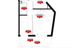 Mieszkanie na sprzedaż 61m2 Kraków Podgórze - zdjęcie 3