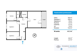 Mieszkanie na sprzedaż 62m2 Kraków Celarowska - zdjęcie 2