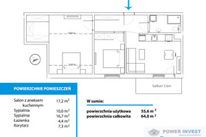 Mieszkanie na sprzedaż 64m2 Kraków Karola Bunscha - zdjęcie 2