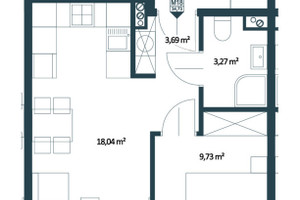 Mieszkanie na sprzedaż 35m2 Kraków Nowa Huta Branice - zdjęcie 2