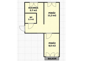 Mieszkanie na sprzedaż 33m2 skarżyski Skarżysko-Kamienna al. Tysiąclecia - zdjęcie 3