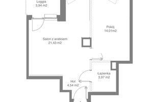 Mieszkanie na sprzedaż 44m2 Warszawa Bielany - zdjęcie 3