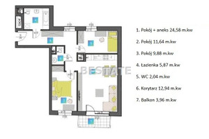 Mieszkanie na sprzedaż 68m2 Łódź - zdjęcie 3