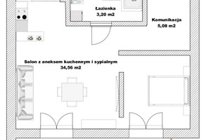 Mieszkanie na sprzedaż 43m2 Przemyśl Żołnierzy I Armii Wojska Polskiego - zdjęcie 2