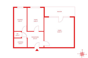 Mieszkanie na sprzedaż 50m2 Gdańsk Chełm Witolda Grabowskiego - zdjęcie 2