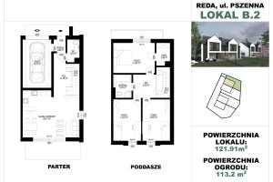 Dom na sprzedaż 122m2 wejherowski Reda Pszenna - zdjęcie 2