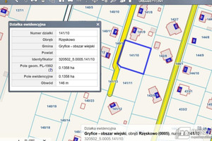 Działka na sprzedaż 1358m2 gryficki Gryfice Rzęskowo - zdjęcie 2