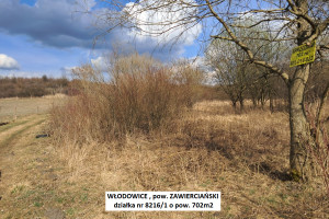 Działka na sprzedaż 702m2 zawierciański Włodowice Podmiejska - zdjęcie 2