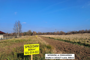 Działka na sprzedaż 806m2 myszkowski Myszków Pohulańska - zdjęcie 1