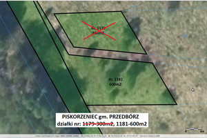 Działka na sprzedaż 600m2 radomszczański Przedbórz Piskorzeniec - zdjęcie 3