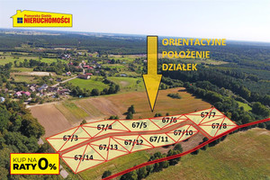 Działka na sprzedaż 1001m2 szczecinecki Grzmiąca Radomyśl - zdjęcie 1