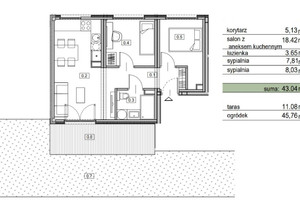 Mieszkanie na sprzedaż 43m2 Warszawa Białołęka Kartograficzna - zdjęcie 2