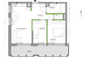 Mieszkanie na sprzedaż 60m2 Warszawa Mokotów Stegny Pory - zdjęcie 2