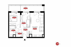 Mieszkanie na sprzedaż 57m2 Warszawa Mokotów Wołoska - zdjęcie 3