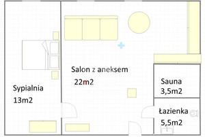 Mieszkanie na sprzedaż 44m2 Warszawa Wola Młynów Młynarska - zdjęcie 3