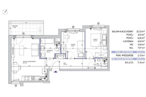 Mieszkanie na sprzedaż 54m2 Warszawa Mokotów Ksawerów Obrzeżna - zdjęcie 2