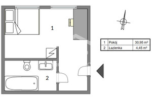 Mieszkanie na sprzedaż 36m2 Warszawa Mokotów Sadyba Ludwika Idzikowskiego - zdjęcie 3