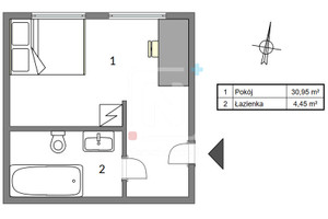 Mieszkanie na sprzedaż 36m2 Warszawa Mokotów Sadyba Ludwika Idzikowskiego - zdjęcie 3