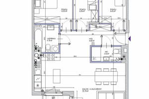 Mieszkanie na sprzedaż 89m2 Warszawa Mokotów Bokserska - zdjęcie 3