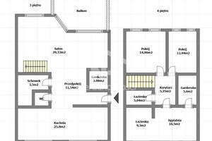 Mieszkanie na sprzedaż 132m2 Warszawa Ursynów Natolin Franciszka Marii Lanciego - zdjęcie 3