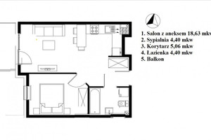 Mieszkanie na sprzedaż 37m2 Łódź Śródmieście - zdjęcie 2