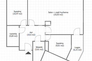 Mieszkanie na sprzedaż 72m2 Warszawa Targówek Elsnerów Montwiłłowska - zdjęcie 2