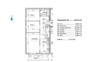 Mieszkanie na sprzedaż 60m2 Warszawa Białołęka Głębocka - zdjęcie 2