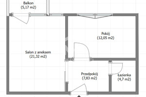 Mieszkanie na sprzedaż 46m2 Warszawa Białołęka Nowodwory Książkowa - zdjęcie 2