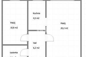 Mieszkanie na sprzedaż 47m2 Warszawa Mokotów Służew Wolfganga Amadeusza Mozarta - zdjęcie 3