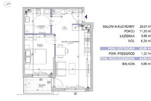 Mieszkanie na sprzedaż 45m2 Warszawa Mokotów Ksawerów Obrzeżna - zdjęcie 2