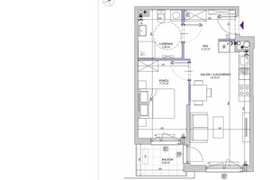 Mieszkanie na sprzedaż 45m2 Warszawa Mokotów Bokserska - zdjęcie 2