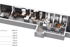 Mieszkanie na sprzedaż 59m2 Łódź Polesie Radwańska - zdjęcie 3