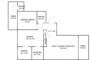 Mieszkanie na sprzedaż 87m2 Warszawa Wilanów Sarmacka - zdjęcie 3