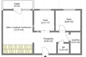 Mieszkanie na sprzedaż 44m2 Warszawa Białołęka Nowodwory Odkryta - zdjęcie 2