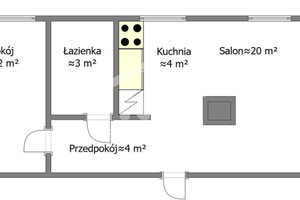 Mieszkanie na sprzedaż 44m2 Warszawa Mokotów Puławska - zdjęcie 3