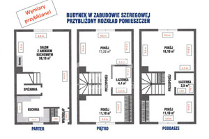 Mieszkanie na sprzedaż 100m2 piaseczyński Piaseczno Józefosław Saturna - zdjęcie 3