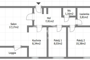 Mieszkanie na sprzedaż 58m2 Warszawa Bielany Marymont-Ruda Klaudyny - zdjęcie 3