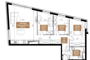 Mieszkanie na sprzedaż 79m2 Wrocław Stare Miasto Szczepin - zdjęcie 3