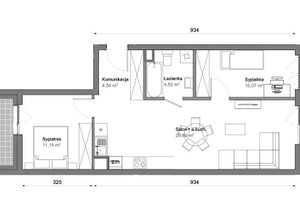 Mieszkanie na sprzedaż 61m2 Wrocław Krzyki - zdjęcie 2