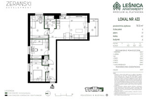 Mieszkanie na sprzedaż 77m2 Wrocław Fabryczna Leśnica Platanowa - zdjęcie 2