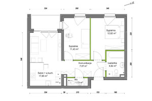 Mieszkanie na sprzedaż 56m2 Wrocław Krzyki Ołtaszyn - zdjęcie 2