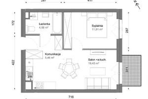 Mieszkanie na sprzedaż 42m2 Wrocław Krzyki - zdjęcie 2