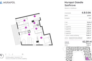 Mieszkanie na sprzedaż 63m2 Gliwice Stare Gliwice Szafirowa - zdjęcie 2